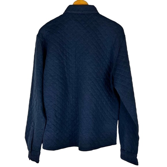 TAILOR VINTAGE PURETEC COOL QUILTED‎ BUTTON FRONT SHIRT NWOT MEN'S SIZE MEDIUM - Picture 7 of 13